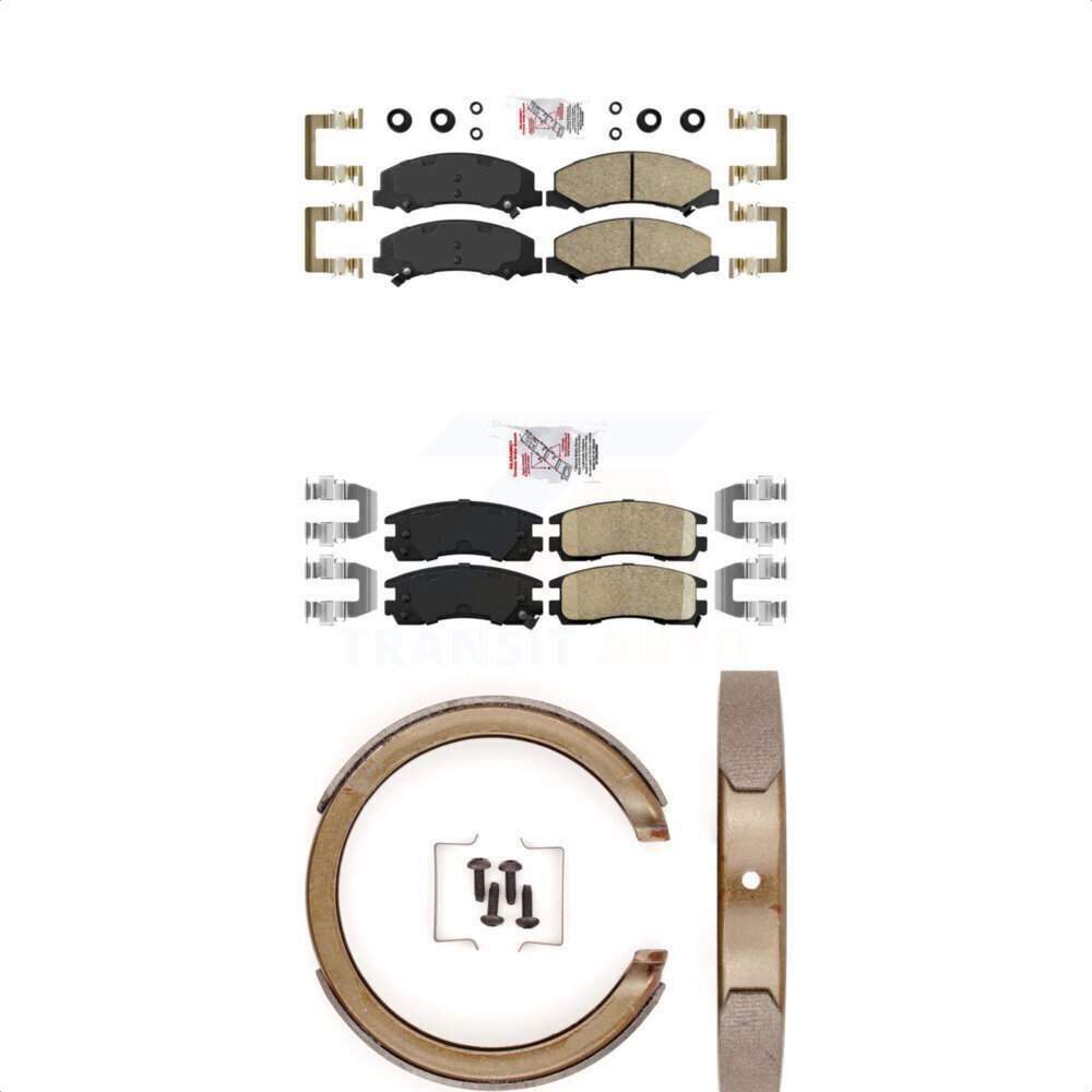 Transit Auto - KNN-100803 - Front and Rear Disc Brake Pad Kits
