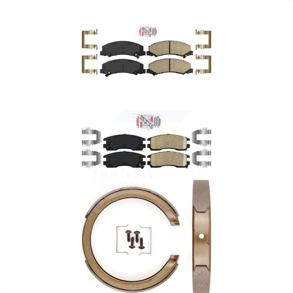 Transit Auto - KNN-100804 - Front and Rear Disc Brake Pad Kits