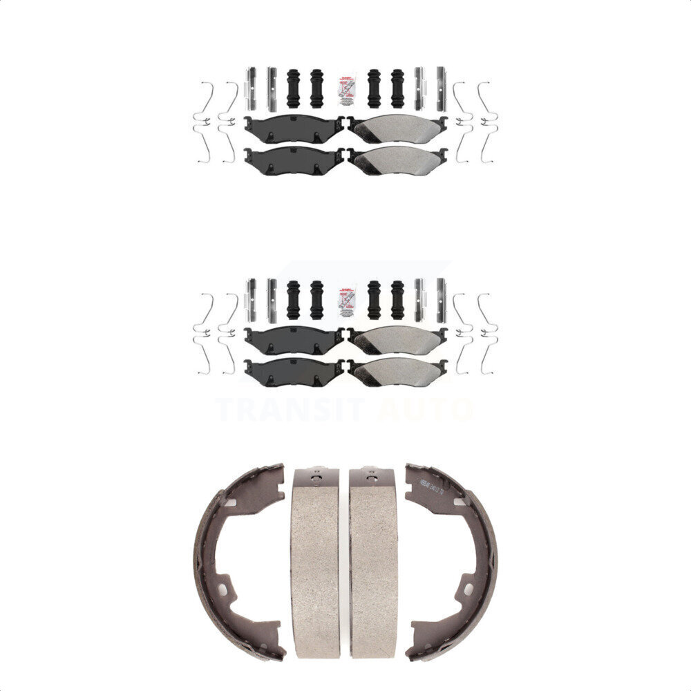 Transit Auto - KNN-100809 - Front and Rear Disc Brake Pad Kits