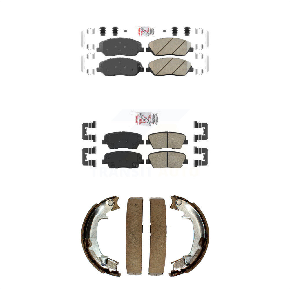Transit Auto - KNN-100817 - Front and Rear Disc Brake Pad Kits