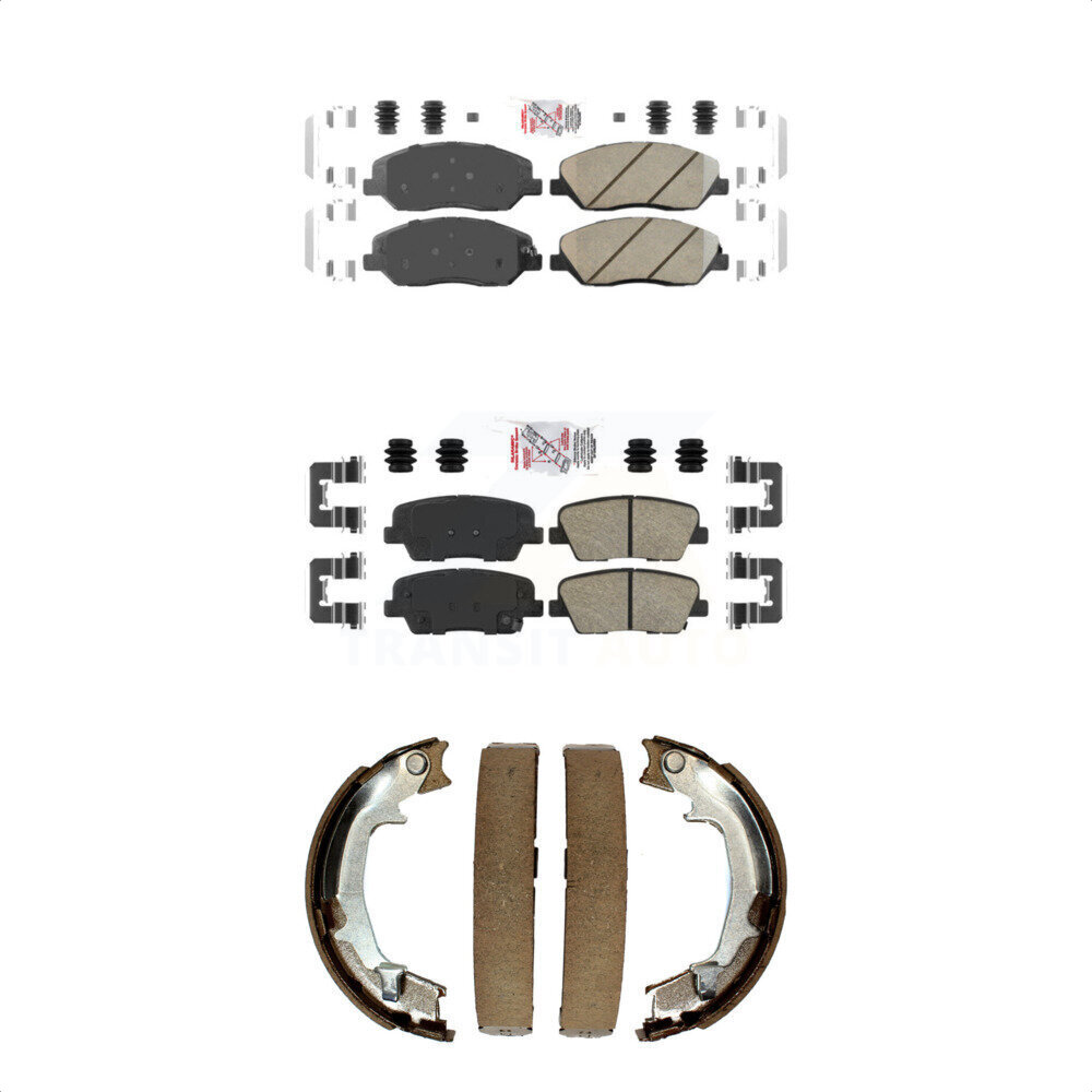 Transit Auto - KNN-100819 - Front and Rear Disc Brake Pad Kits