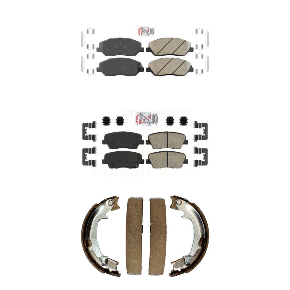 Transit Auto - KNN-100820 - Front and Rear Disc Brake Pad Kits