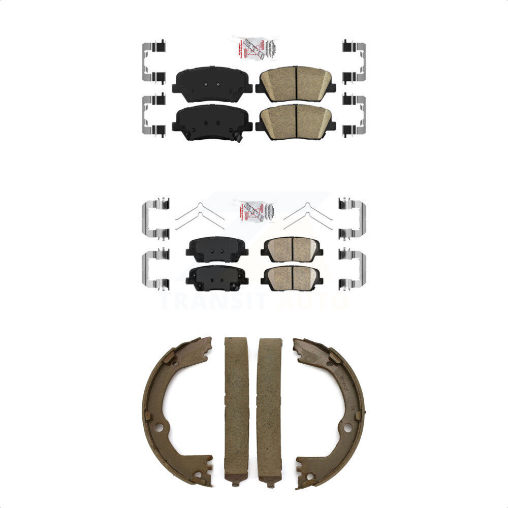 Transit Auto - KNN-100833 - Front and Rear Disc Brake Pad Kits