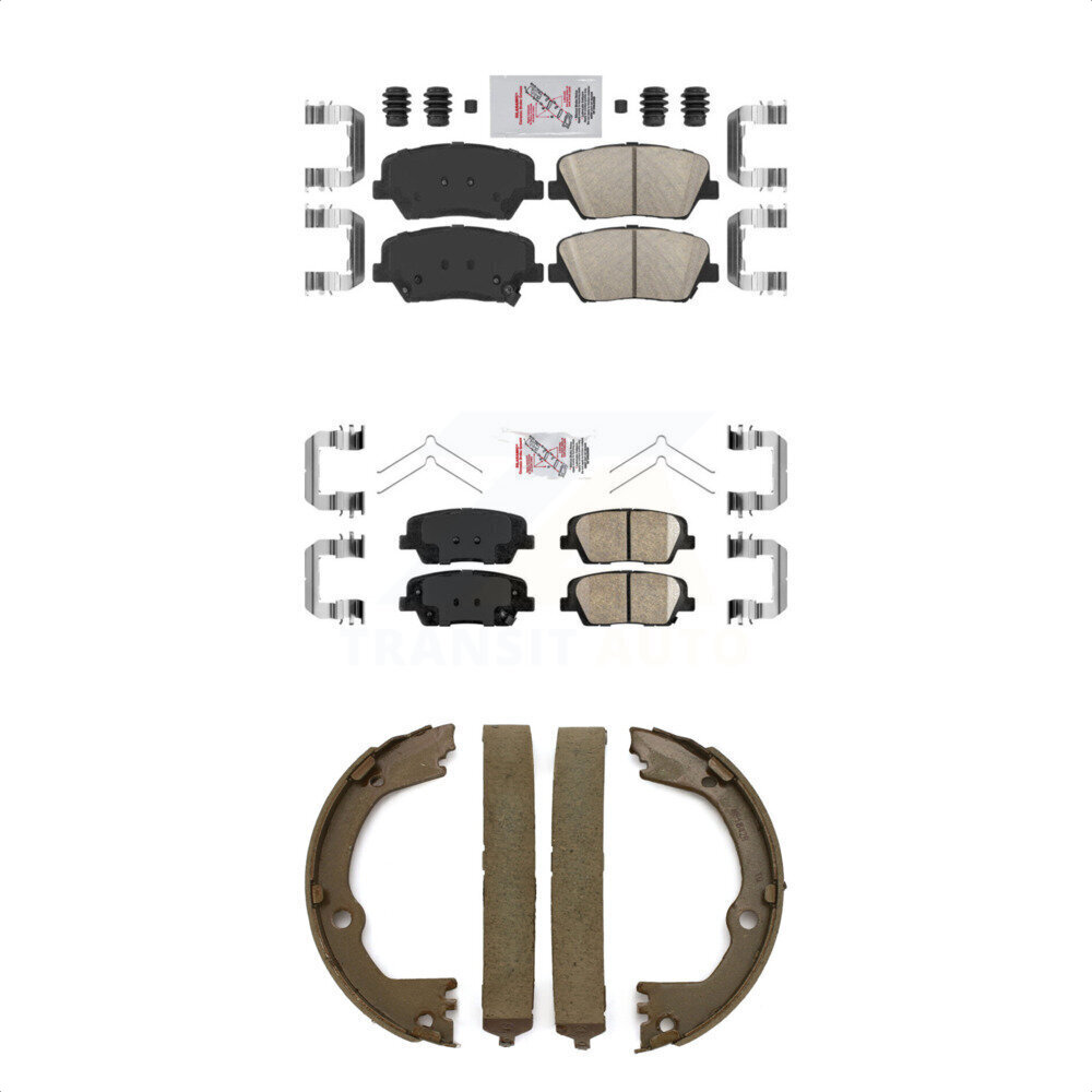 Transit Auto - KNN-100834 - Front and Rear Disc Brake Pad Kits