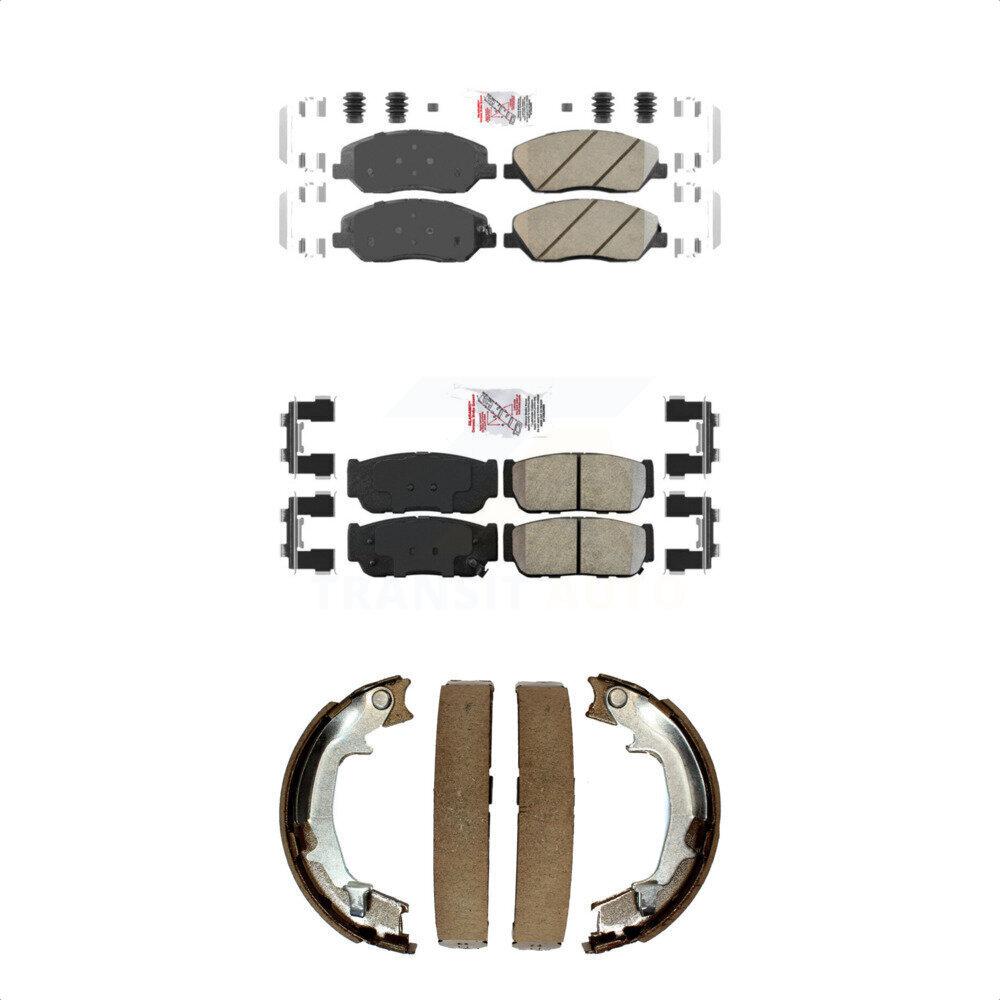 Transit Auto - KNN-100839 - Front and Rear Disc Brake Pad Kits