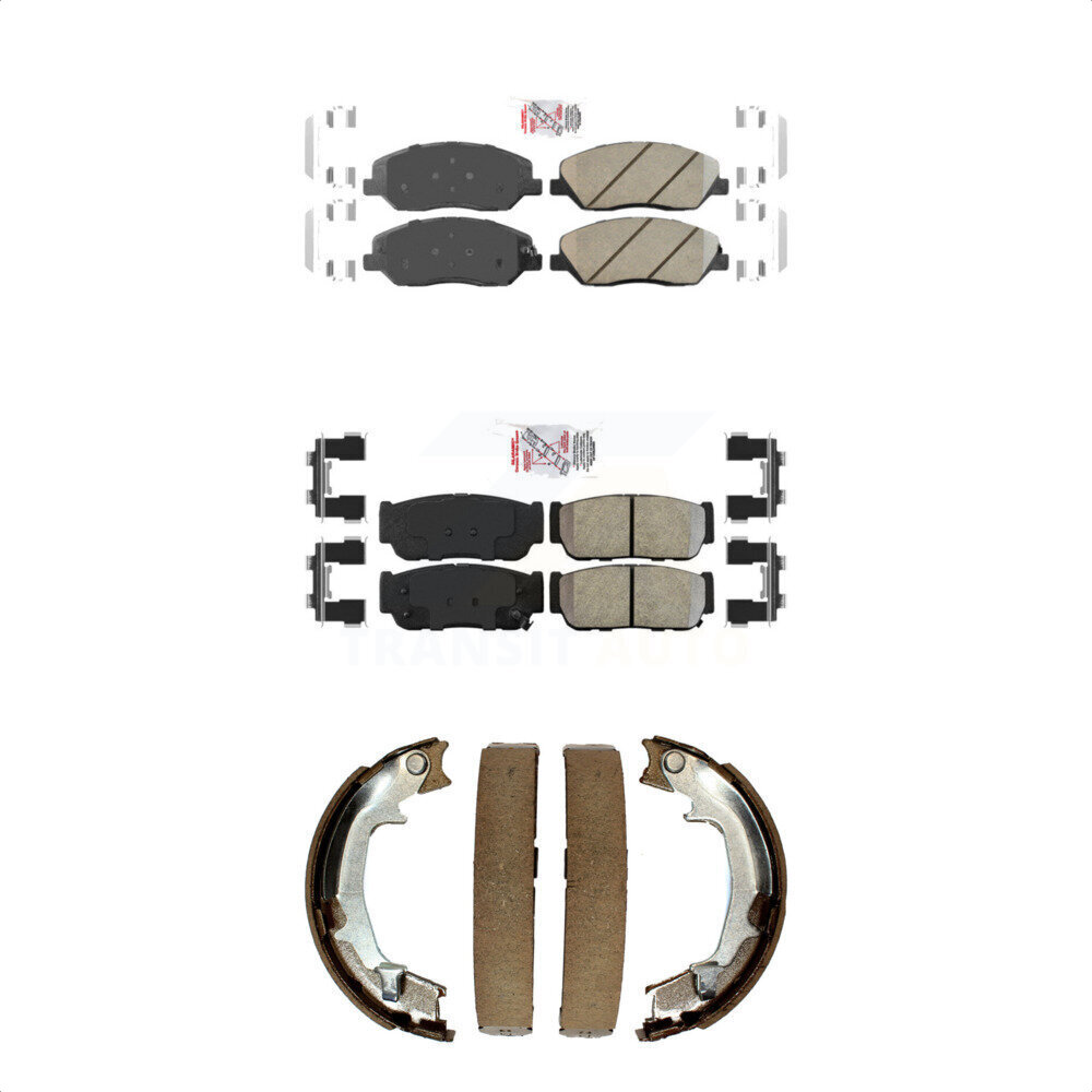 Transit Auto - KNN-100840 - Front and Rear Disc Brake Pad Kits