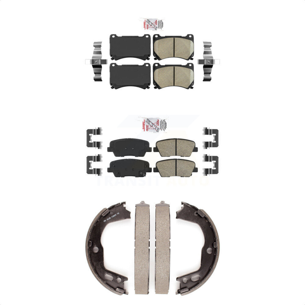 Transit Auto - KNN-100841 - Front and Rear Disc Brake Pad Kits