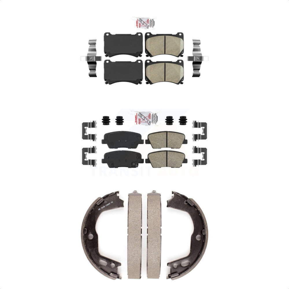 Transit Auto - KNN-100844 - Front and Rear Disc Brake Pad Kits