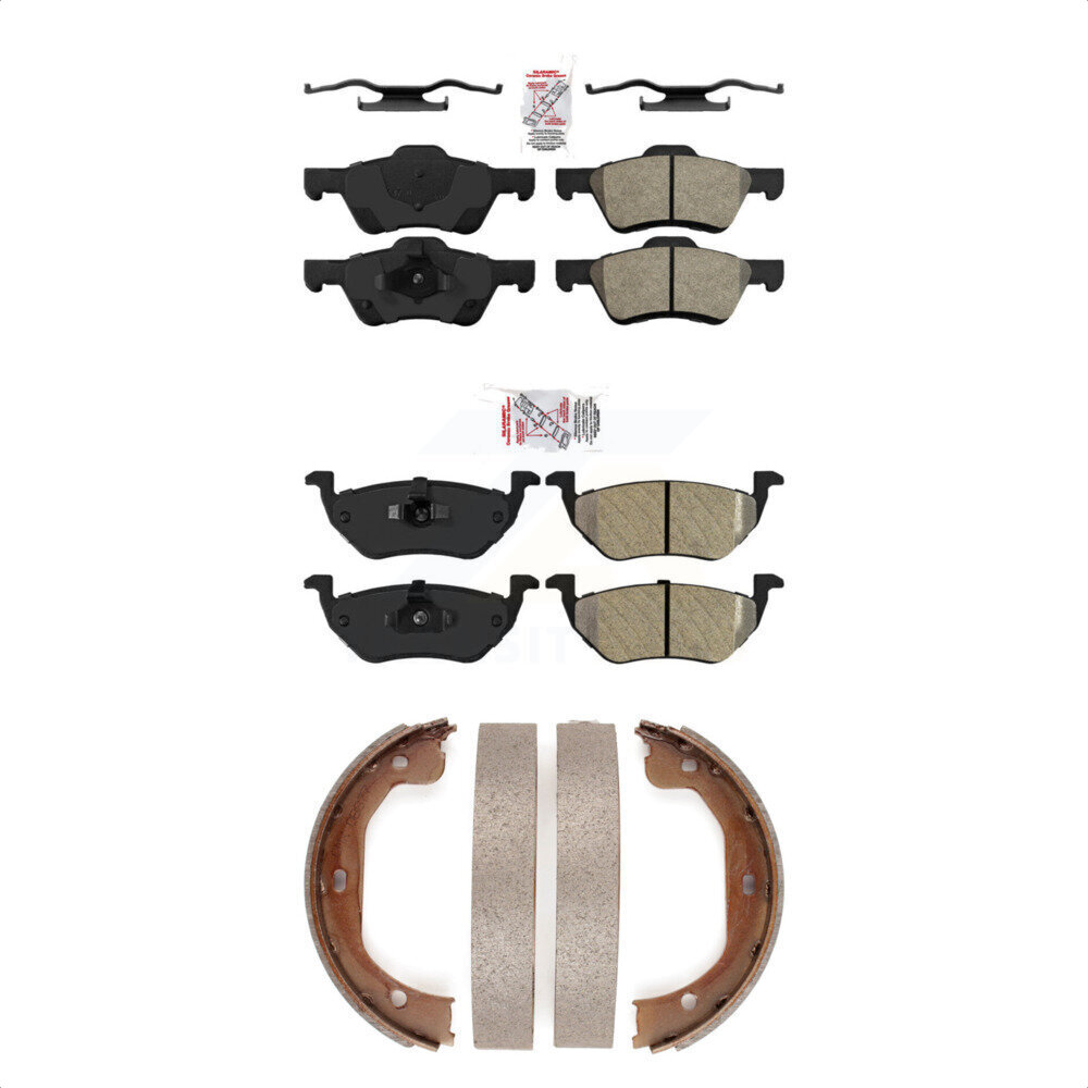 Transit Auto - KNN-100850 - Front and Rear Disc Brake Pad Kits