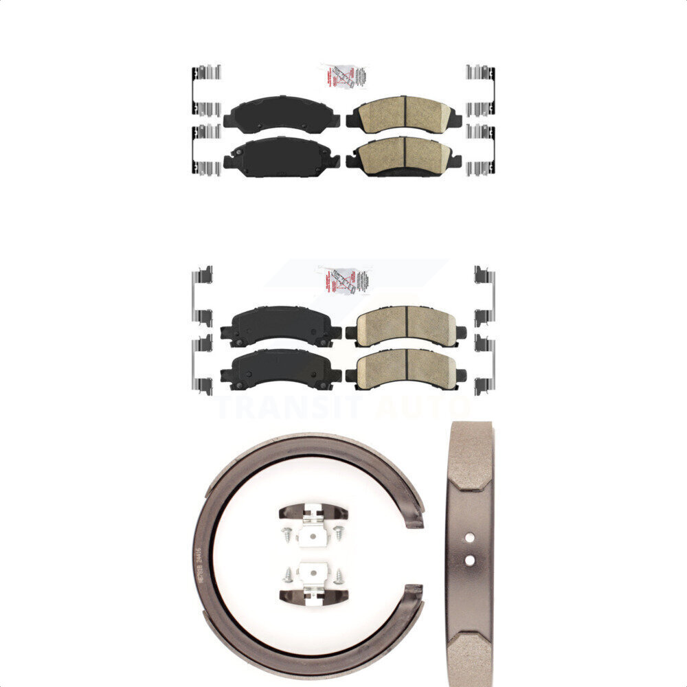 Transit Auto - KNN-100856 - Front and Rear Disc Brake Pad Kits