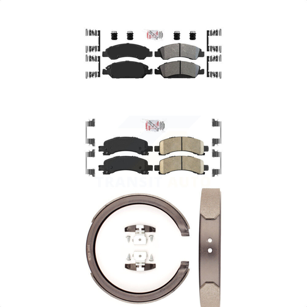 Transit Auto - KNN-100857 - Front and Rear Disc Brake Pad Kits