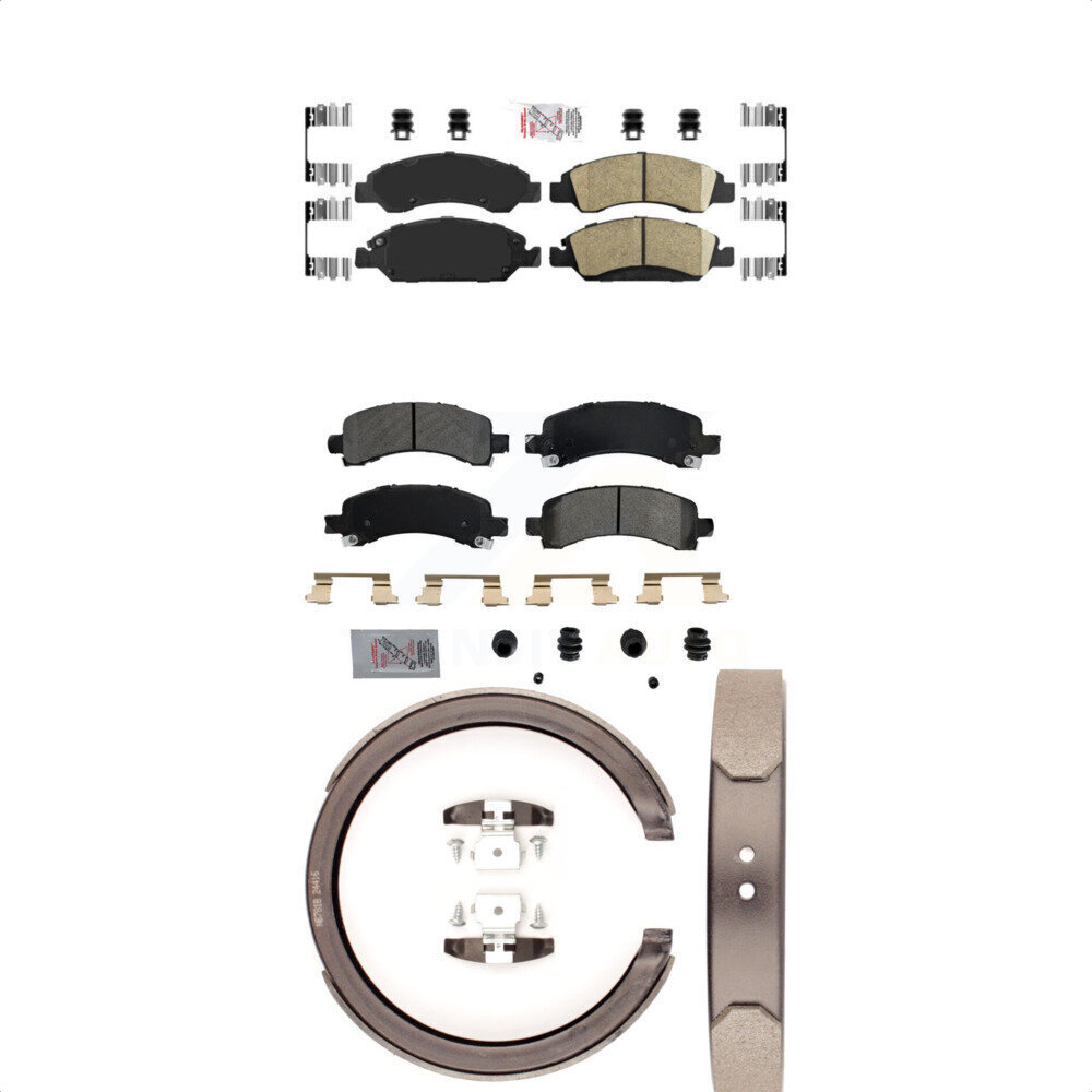 Transit Auto - KNN-100858 - Front and Rear Disc Brake Pad Kits