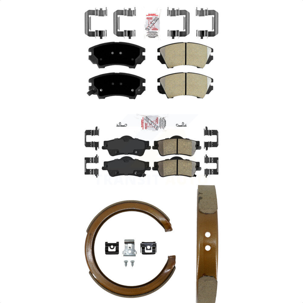Transit Auto - KNN-100869 - Front and Rear Disc Brake Pad Kits