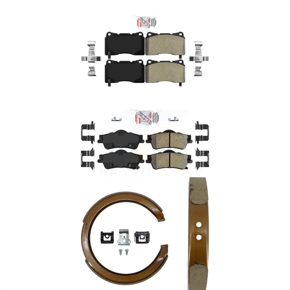 Transit Auto - KNN-100871 - Front and Rear Disc Brake Pad Kits