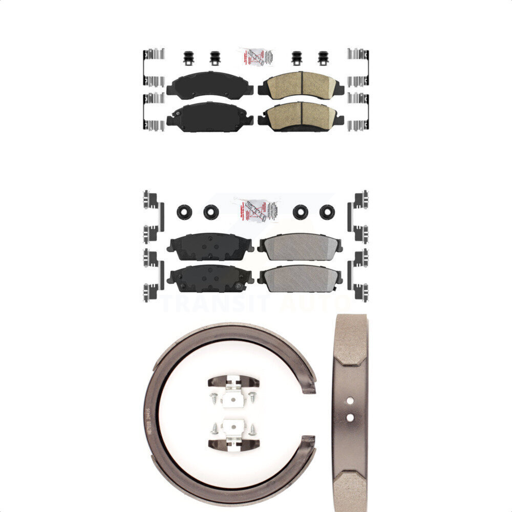 Transit Auto - KNN-100873 - Front and Rear Disc Brake Pad Kits