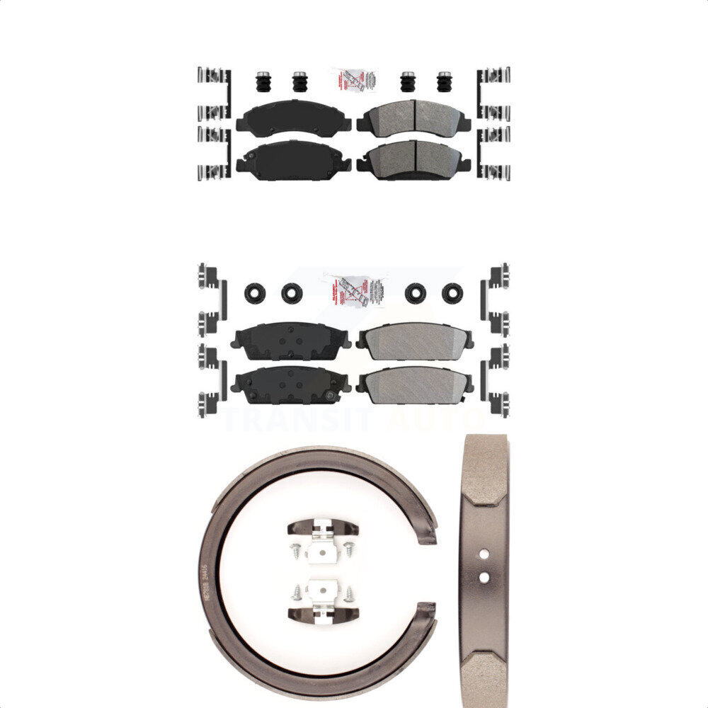 Transit Auto - KNN-100875 - Front and Rear Disc Brake Pad Kits