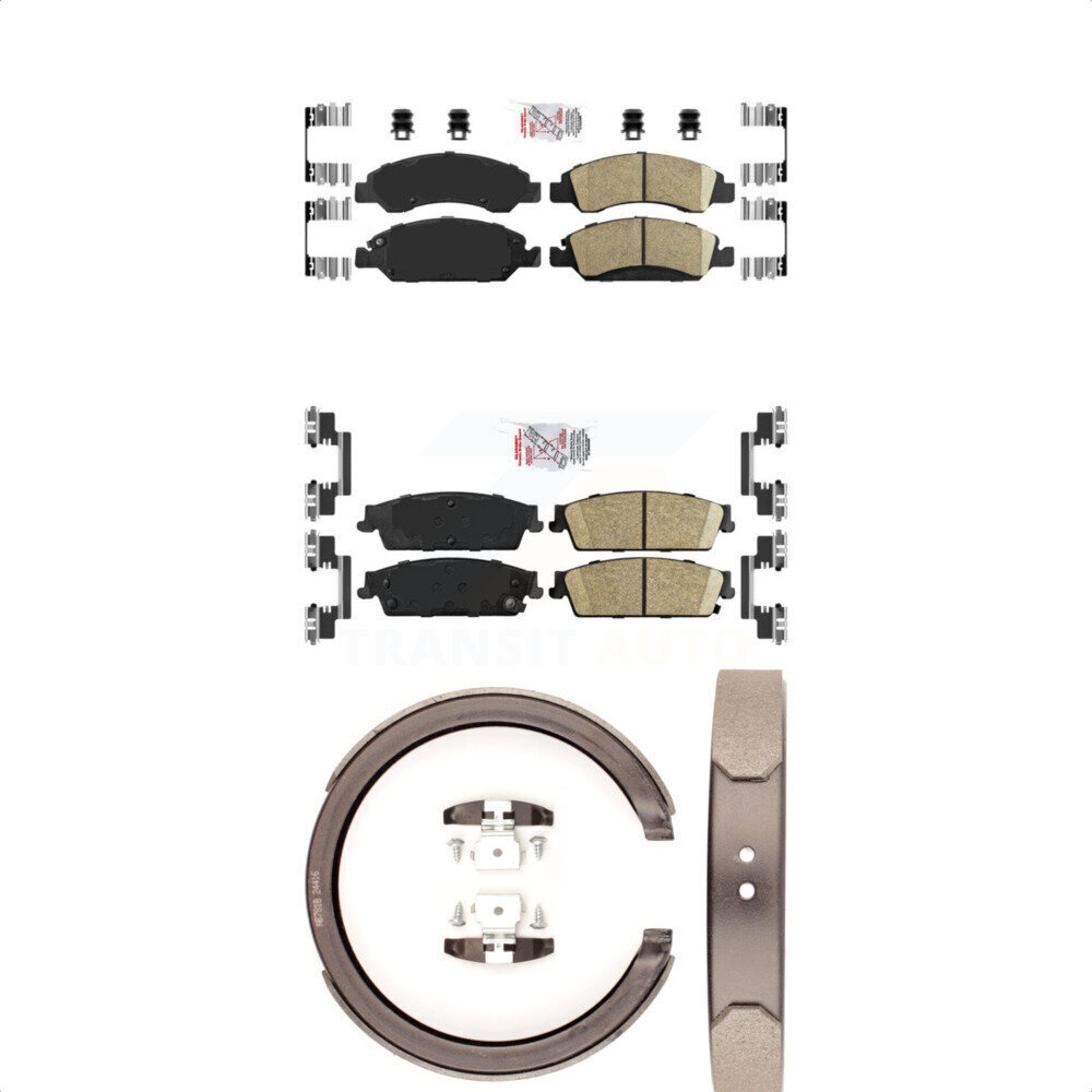 Transit Auto - KNN-100876 - Front and Rear Disc Brake Pad Kits
