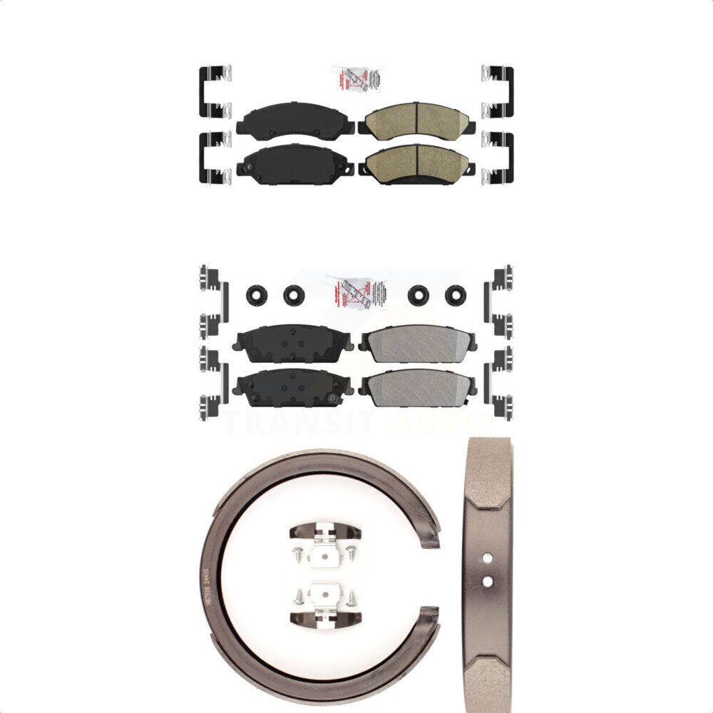 Transit Auto - KNN-100880 - Front and Rear Disc Brake Pad Kits
