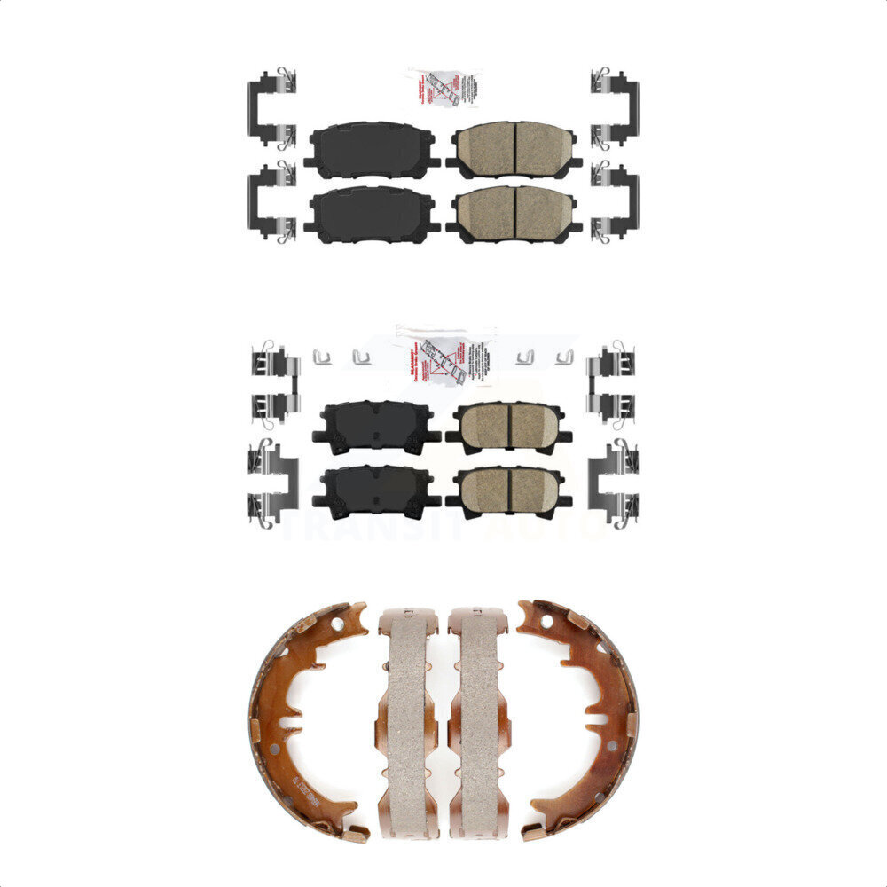 Transit Auto - KNN-100887 - Front and Rear Disc Brake Pad Kits