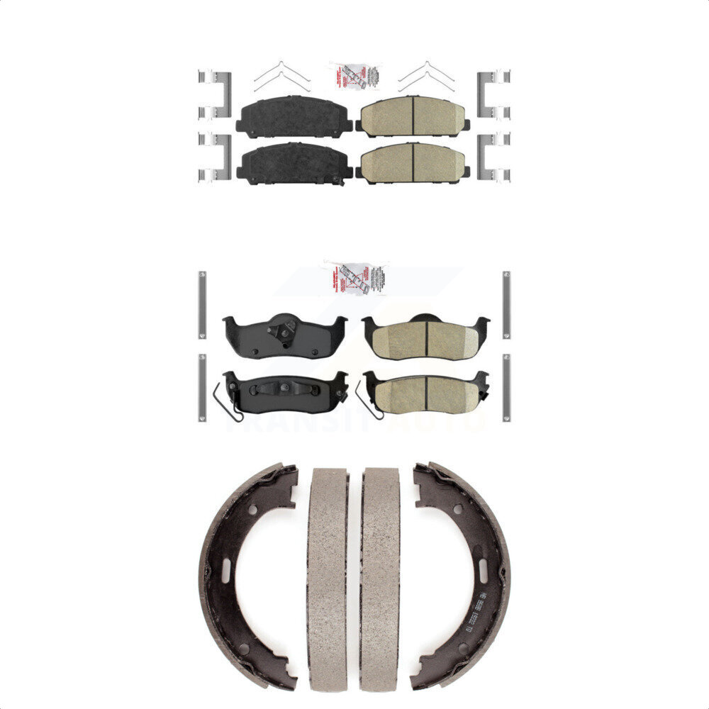 Transit Auto - KNN-100891 - Front and Rear Disc Brake Pad Kits