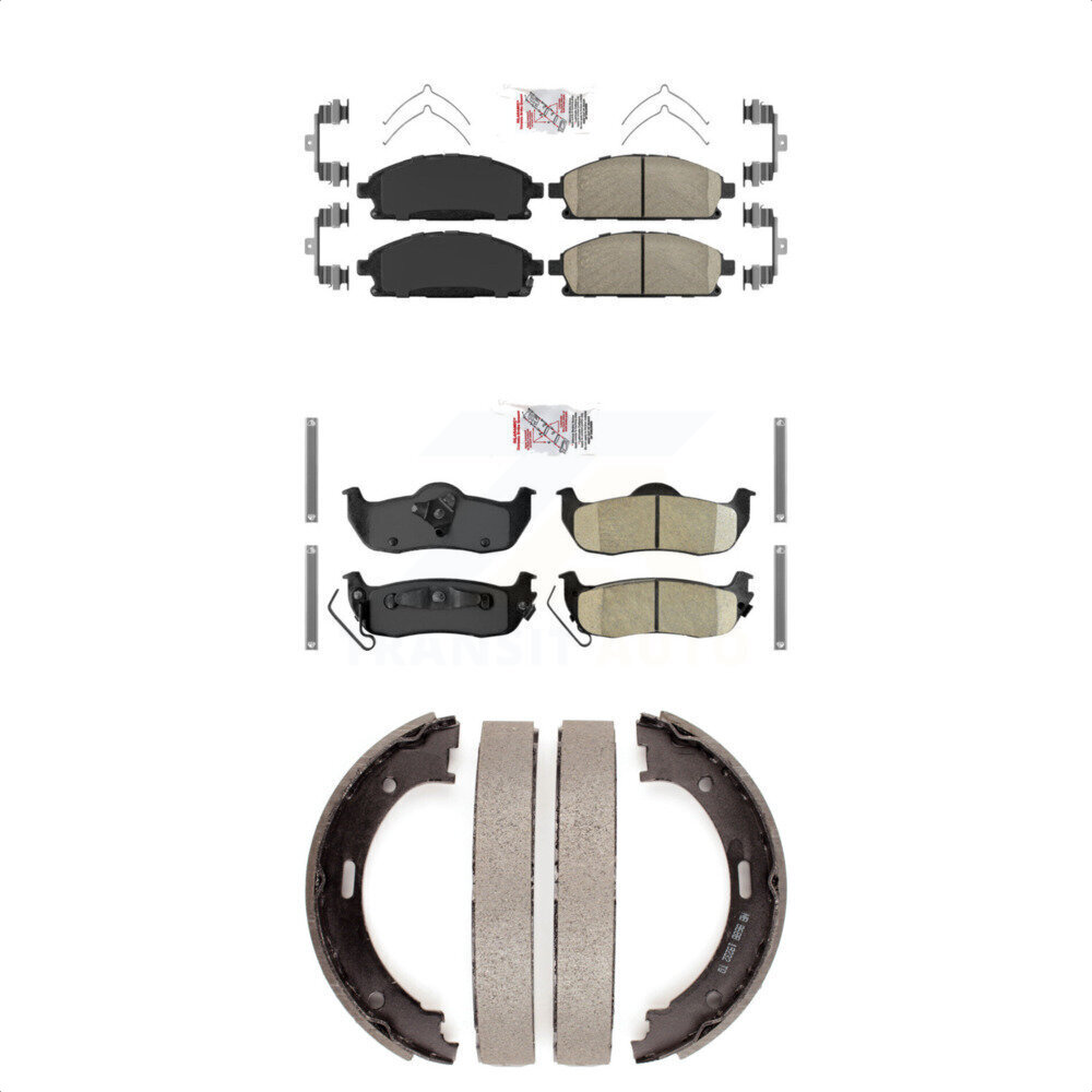 Transit Auto - KNN-100894 - Front and Rear Disc Brake Pad Kits