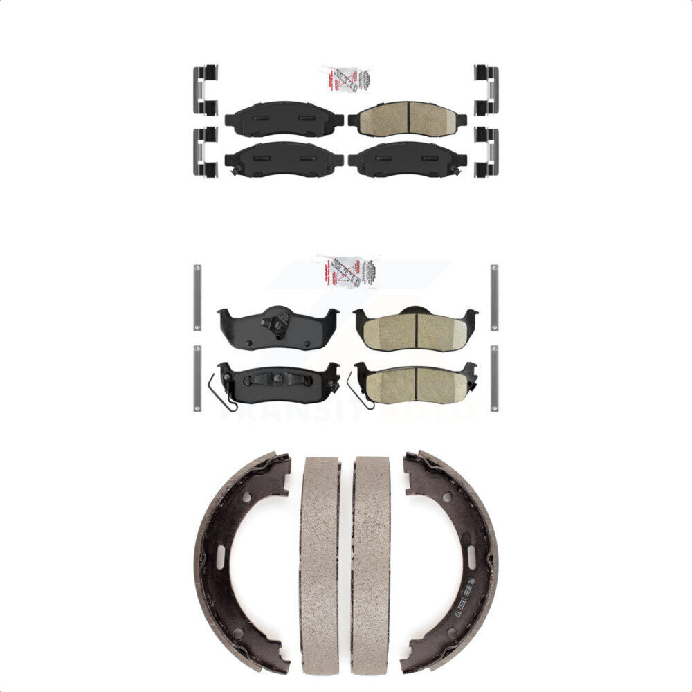 Transit Auto - KNN-100896 - Front and Rear Disc Brake Pad Kits