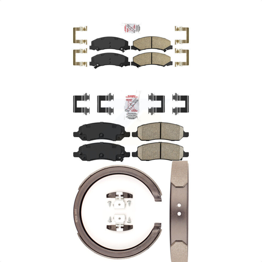 Transit Auto - KNN-100920 - Front and Rear Disc Brake Pad Kits