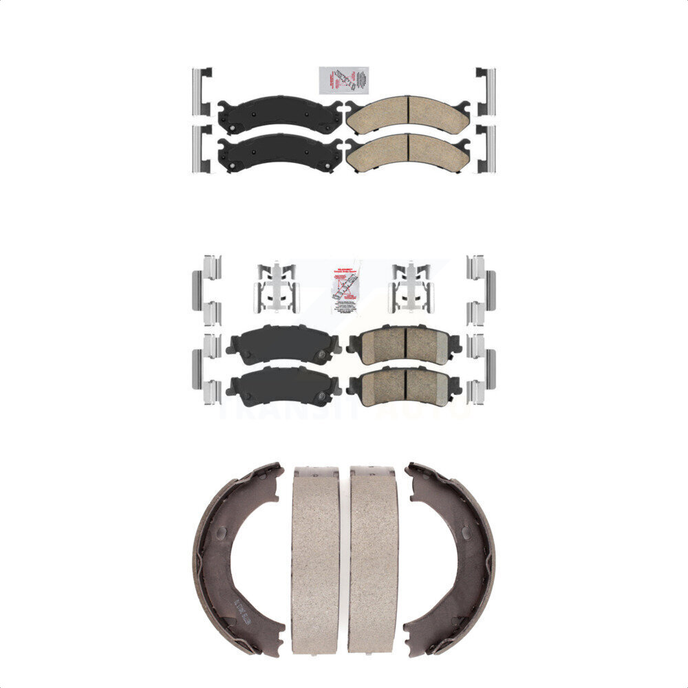 Transit Auto KNN-100922 Disc Brake Pad for 2001 GMC Sierra 3500 - Front and Rear