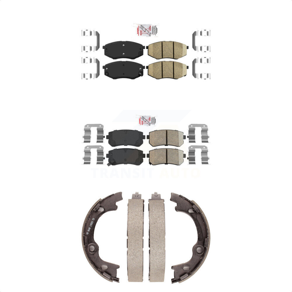 Transit Auto KNN-100948 Disc Brake Pad for 2010-2012 Hyundai Tucson - Front and Rear