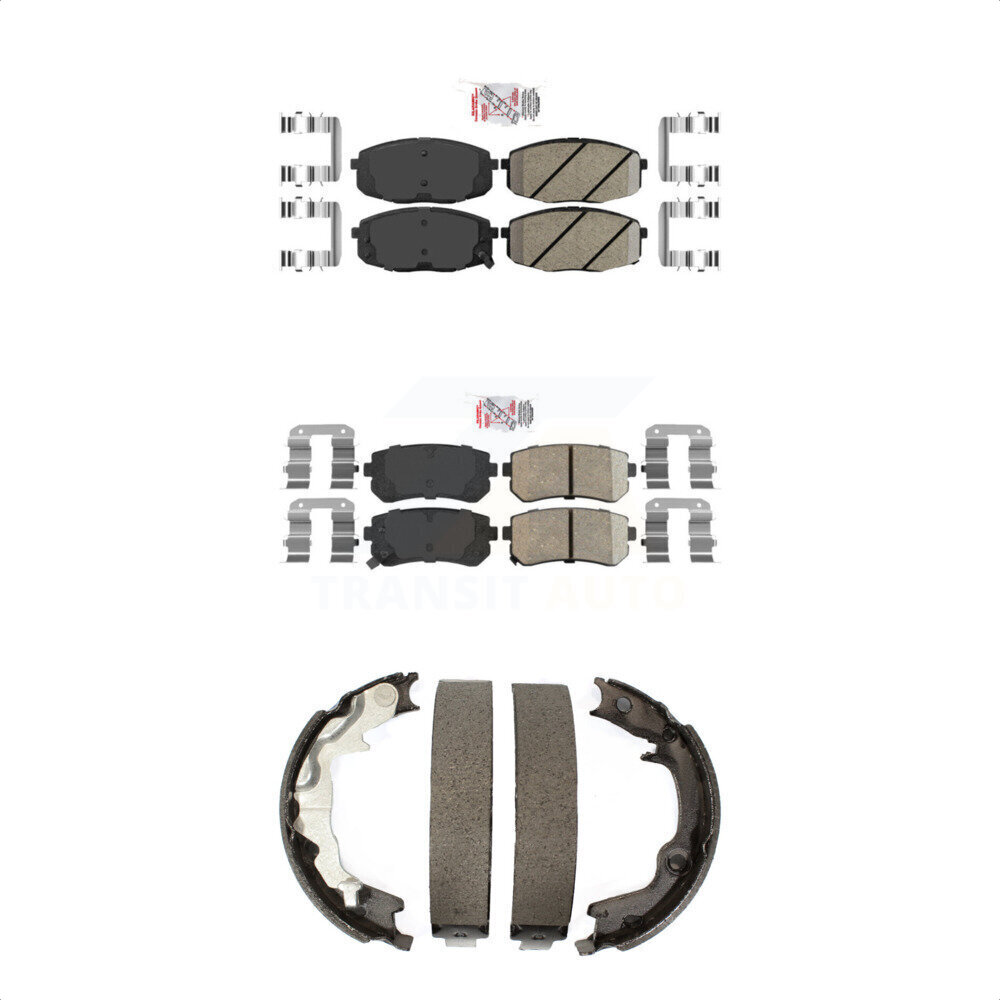 Transit Auto - KNN-100951 - Front and Rear Disc Brake Pad Kits
