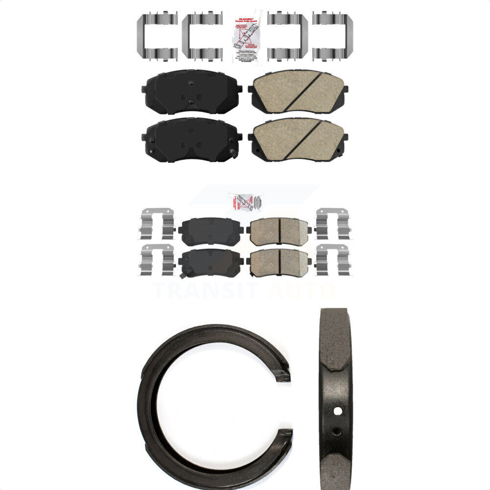 Transit Auto - KNN-100954 - Front and Rear Disc Brake Pad Kits