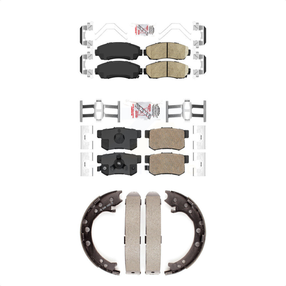 Transit Auto - KNN-100979 - Front and Rear Disc Brake Pad Kits