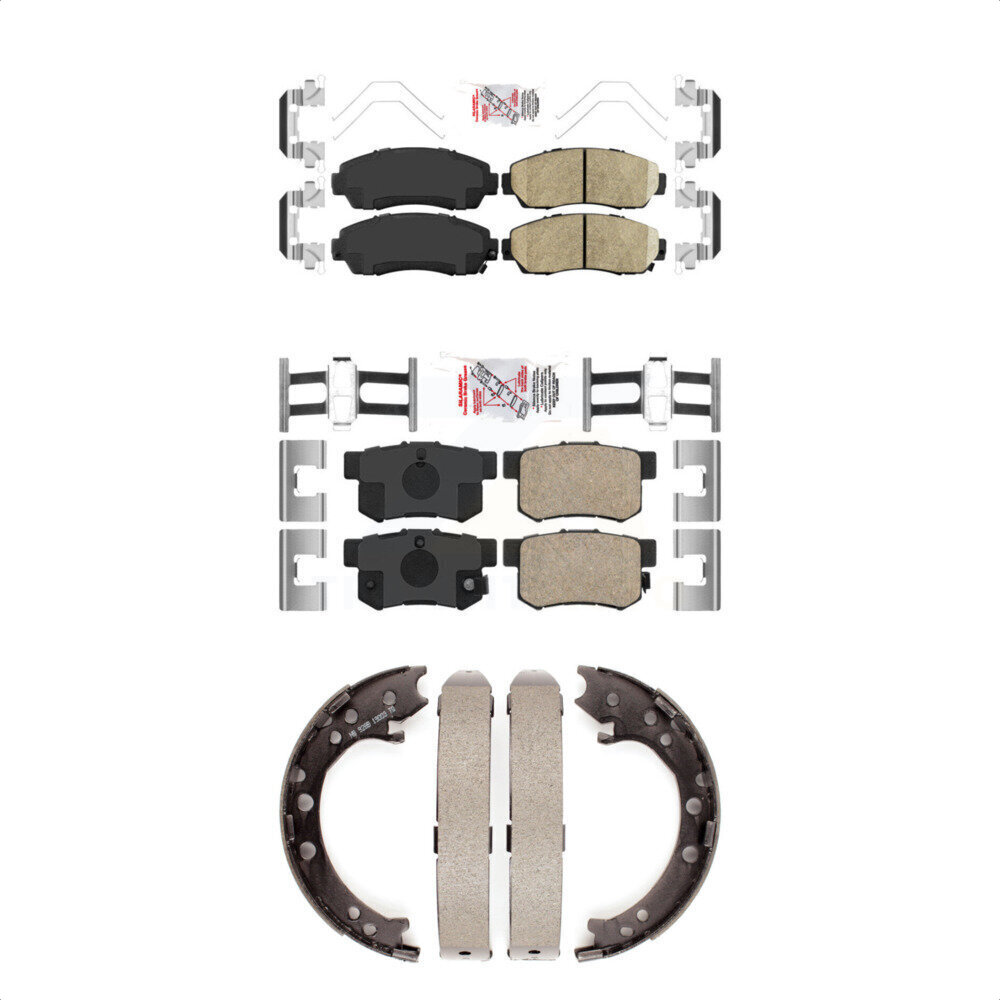 Transit Auto - KNN-100985 - Front and Rear Disc Brake Pad Kits