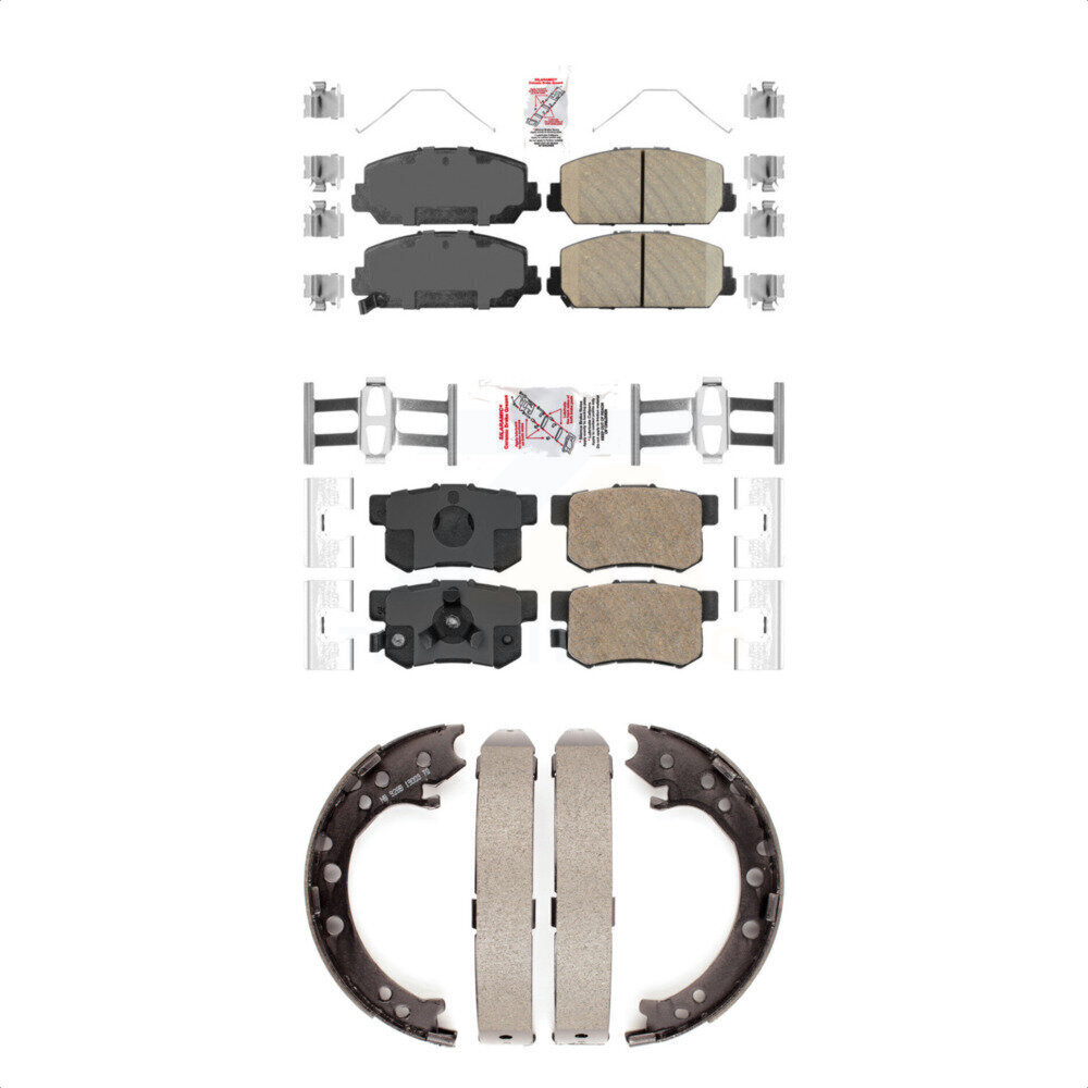 Transit Auto - KNN-100990 - Front and Rear Disc Brake Pad Kits