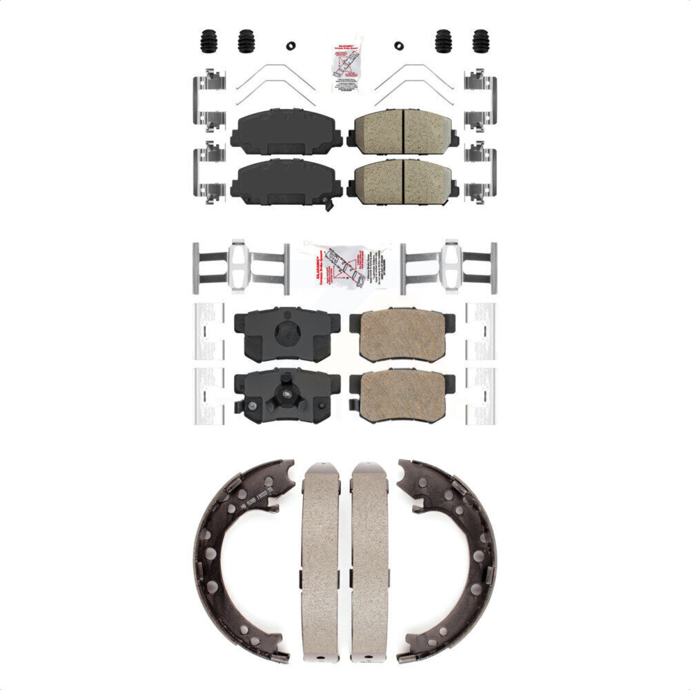 Transit Auto - KNN-100991 - Front and Rear Disc Brake Pad Kits