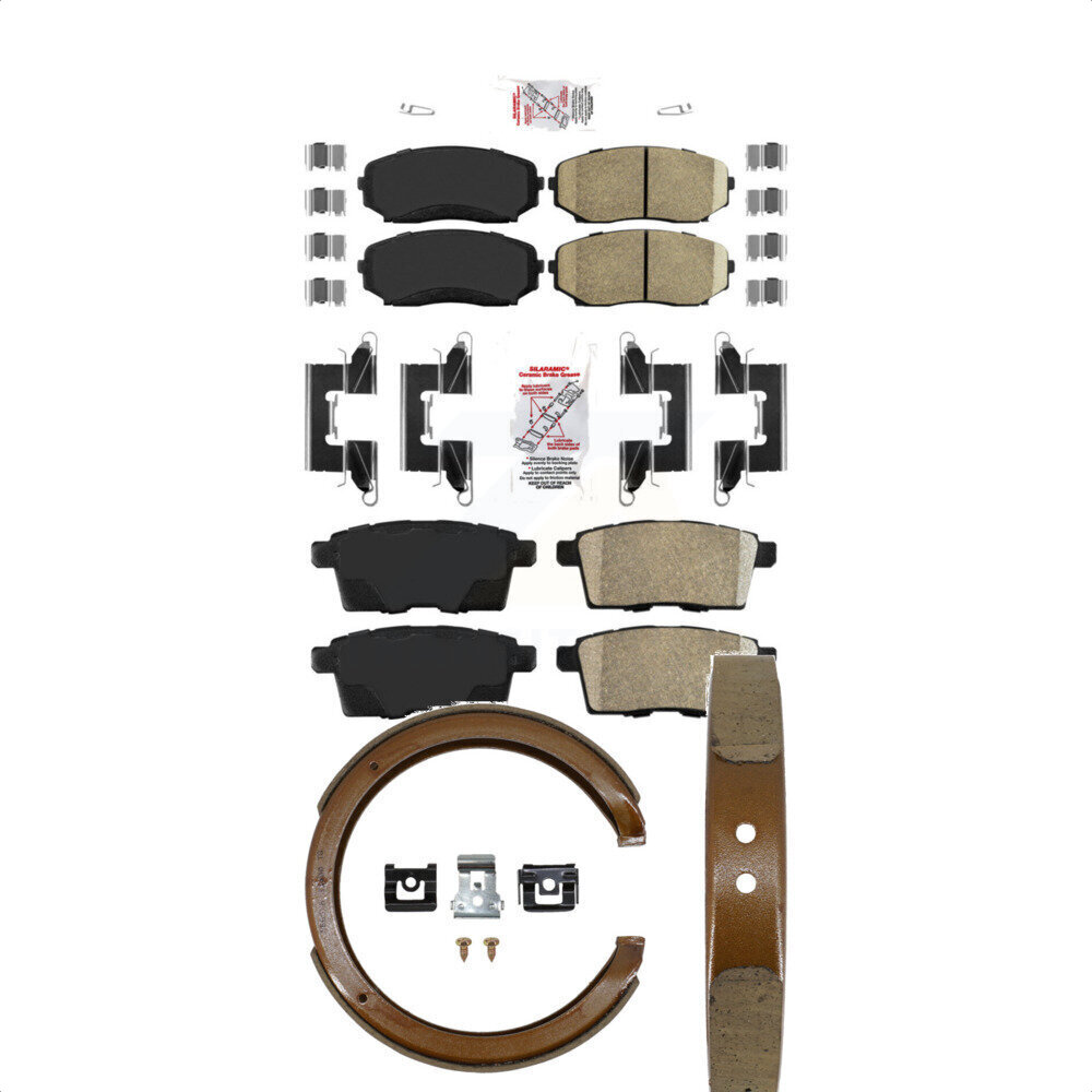 Transit Auto - KNN-100998 - Front and Rear Disc Brake Pad Kits