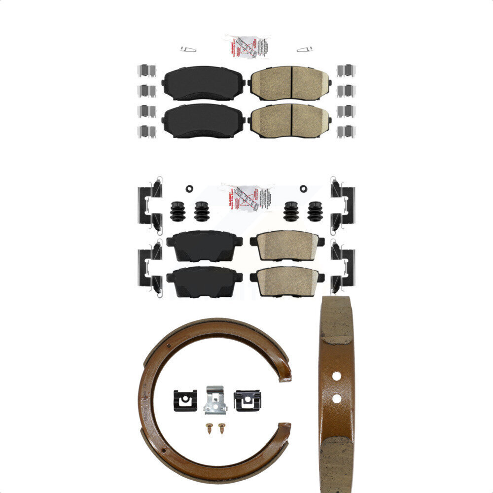 Transit Auto - KNN-101000 - Front and Rear Disc Brake Pad Kits