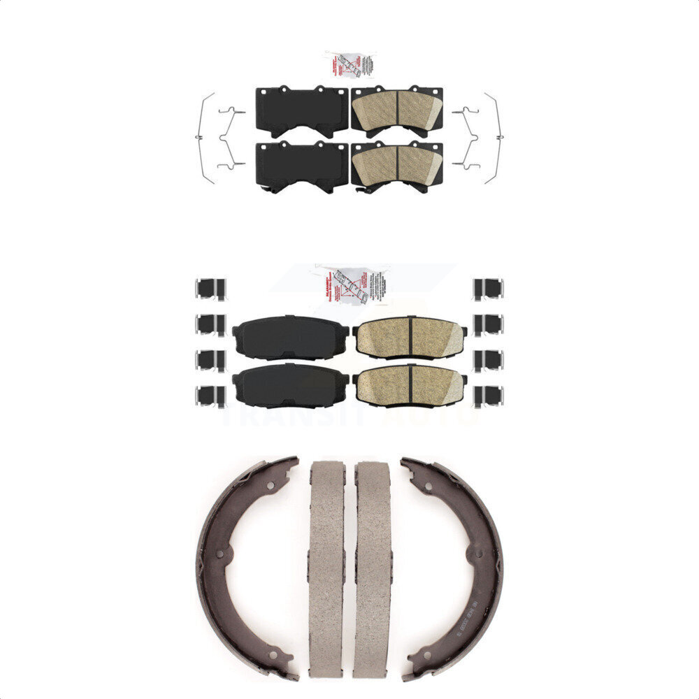 Transit Auto - KNN-101002 - Front and Rear Disc Brake Pad Kits