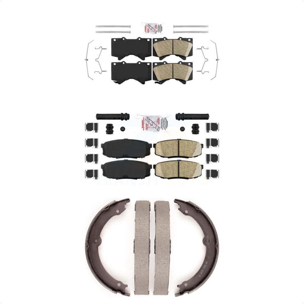 Transit Auto - KNN-101005 - Front and Rear Disc Brake Pad Kits