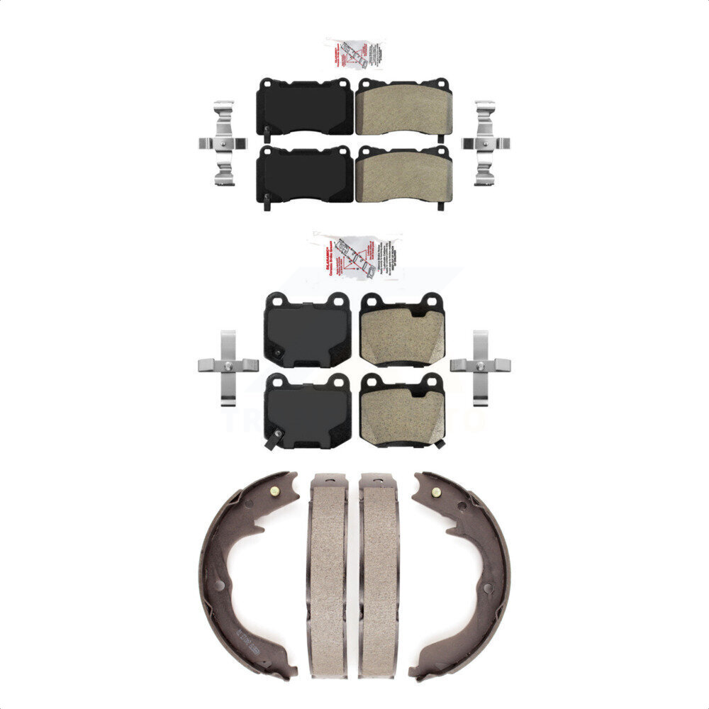 Transit Auto - KNN-101010 - Front and Rear Disc Brake Pad Kits