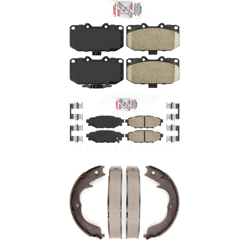 Transit Auto KNN-101017 Disc Brake Pad for 2008 Subaru Impreza - Front and Rear