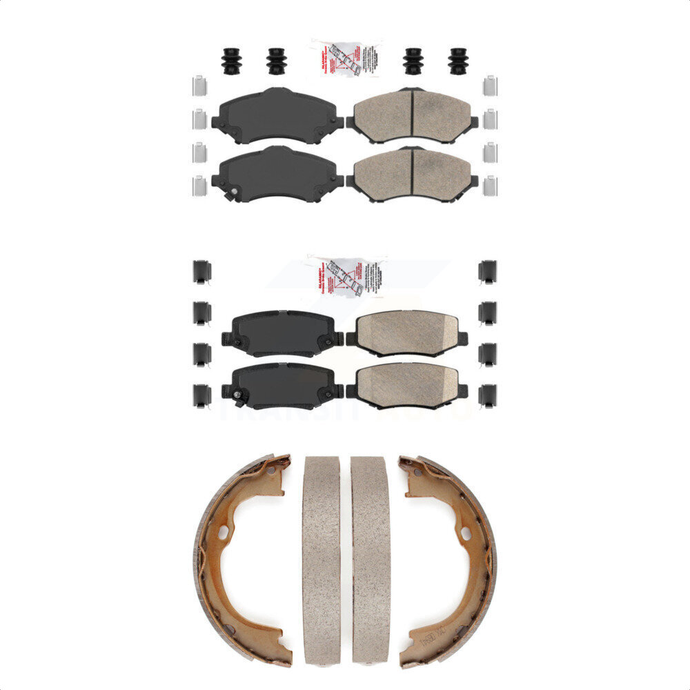 Transit Auto - KNN-101018 - Front and Rear Disc Brake Pad Kits