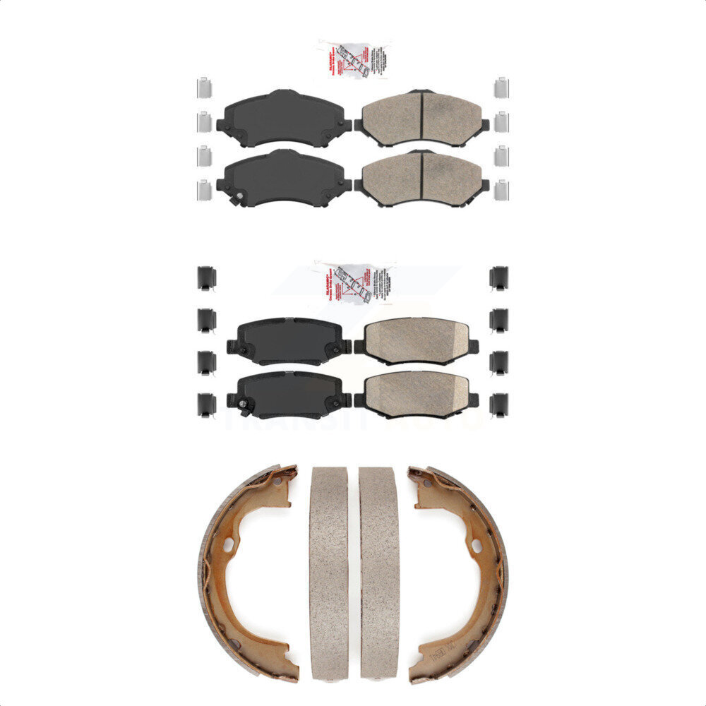 Transit Auto - KNN-101019 - Front and Rear Disc Brake Pad Kits