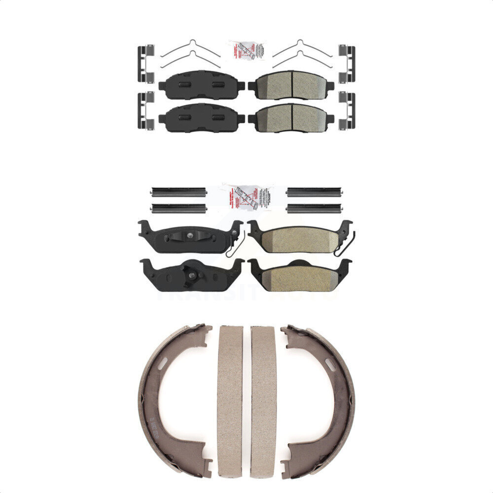 Transit Auto - KNN-101031 - Front and Rear Disc Brake Pad Kits