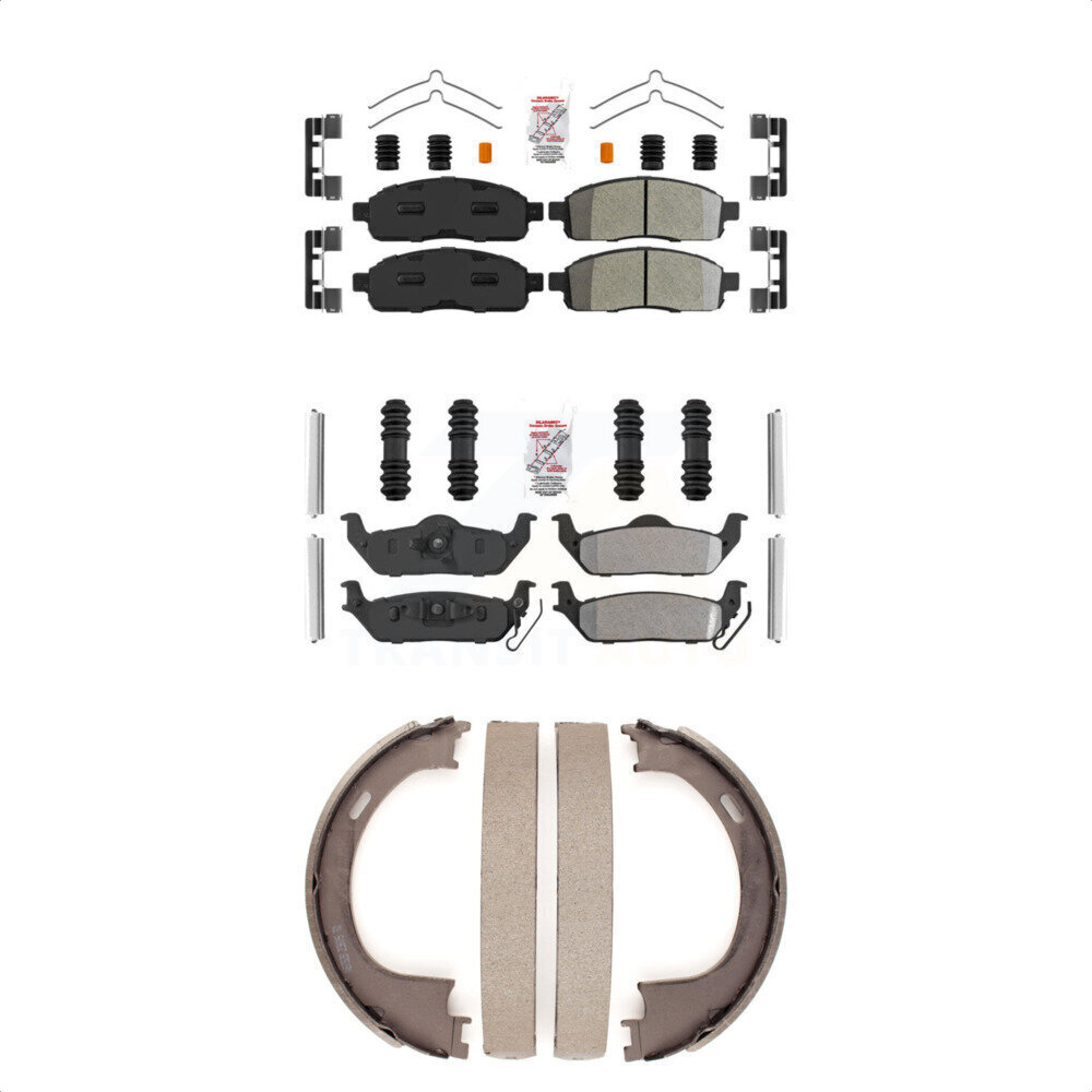 Transit Auto - KNN-101032 - Front and Rear Disc Brake Pad Kits