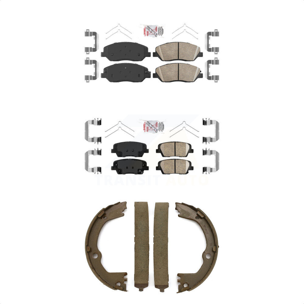 Transit Auto - KNN-101054 - Front and Rear Disc Brake Pad Kits