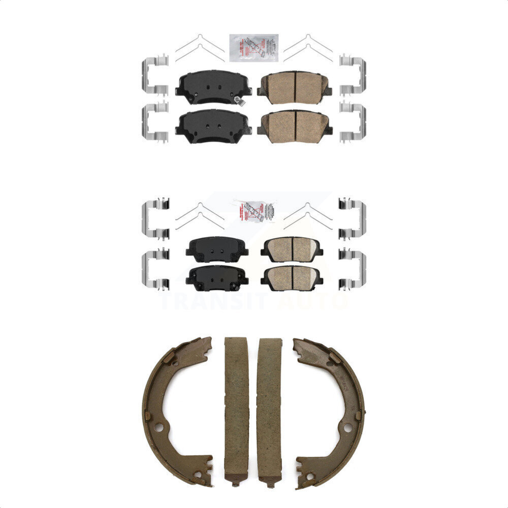 Transit Auto - KNN-101058 - Front and Rear Disc Brake Pad Kits