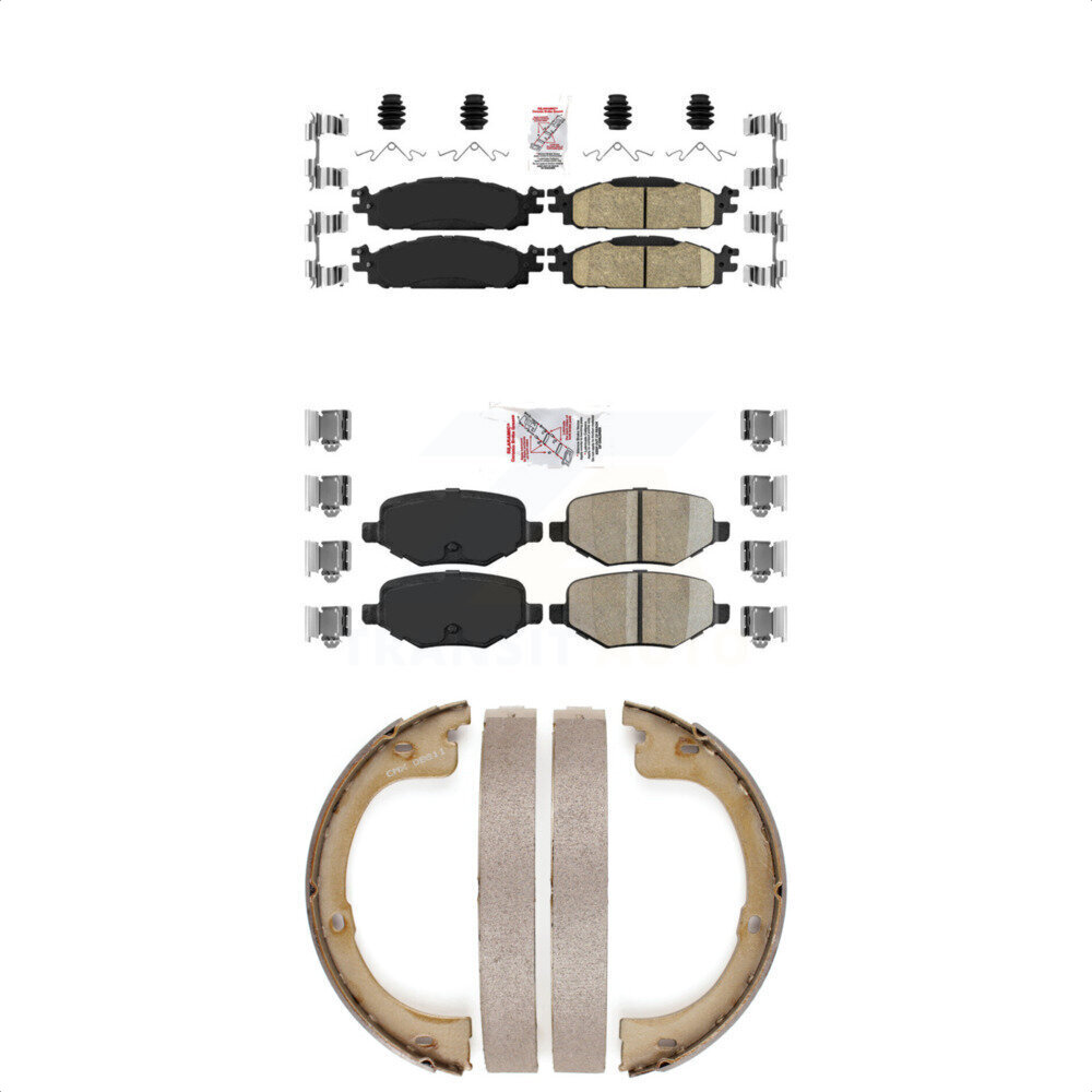 Transit Auto - KNN-101104 - Front and Rear Disc Brake Pad Kits