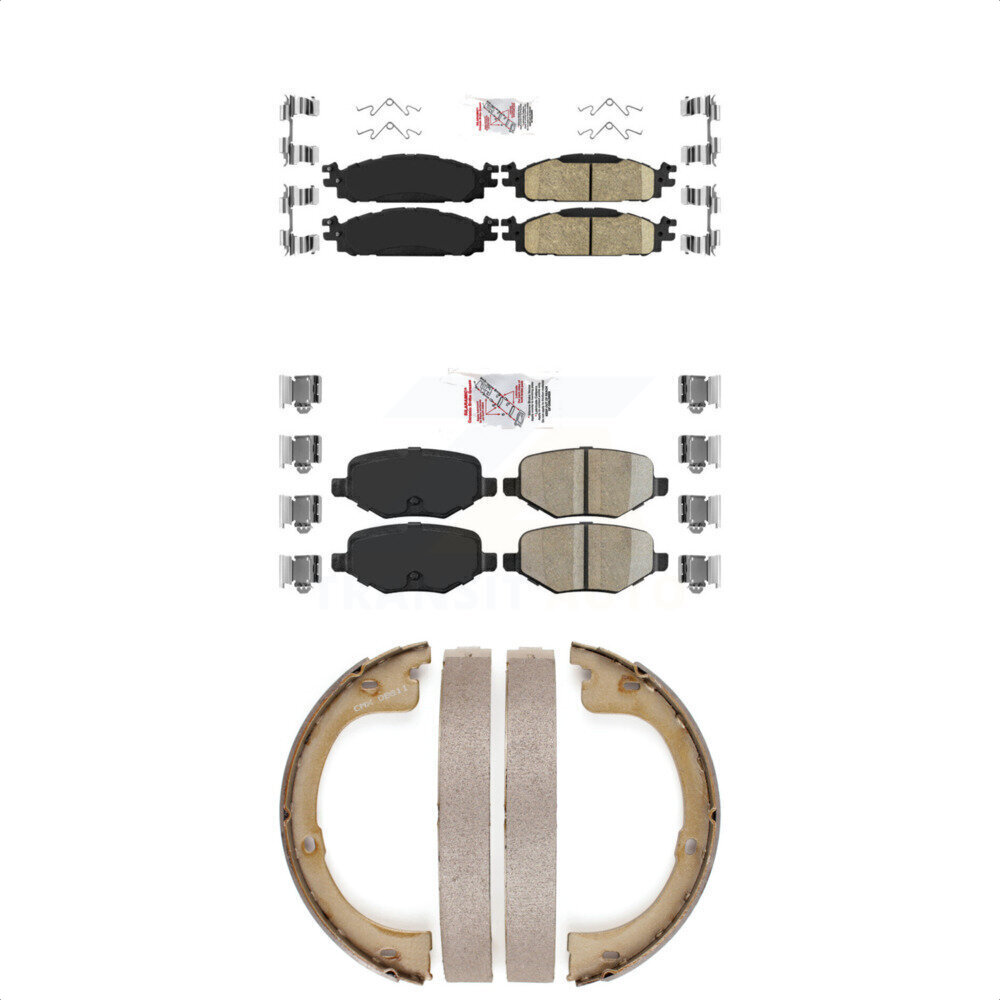 Transit Auto - KNN-101105 - Front and Rear Disc Brake Pad Kits