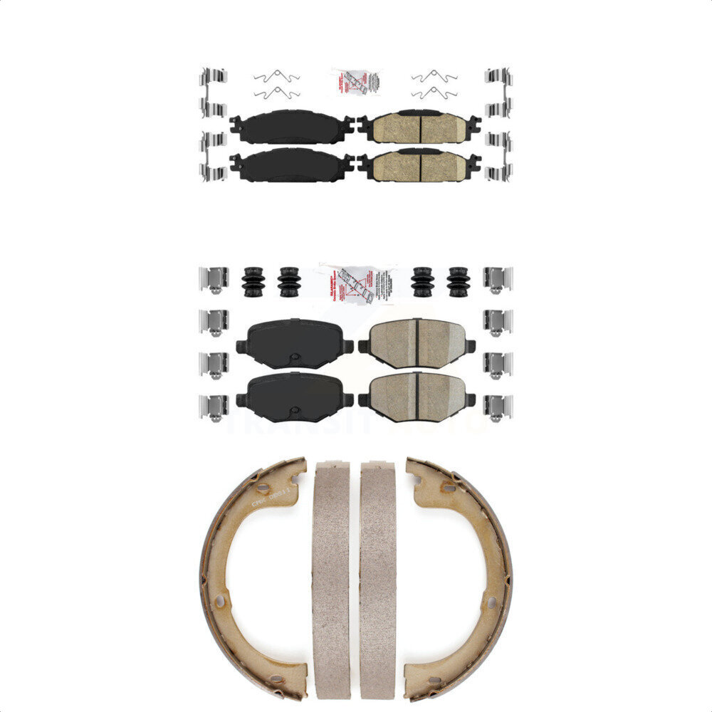 Transit Auto - KNN-101107 - Front and Rear Disc Brake Pad Kits